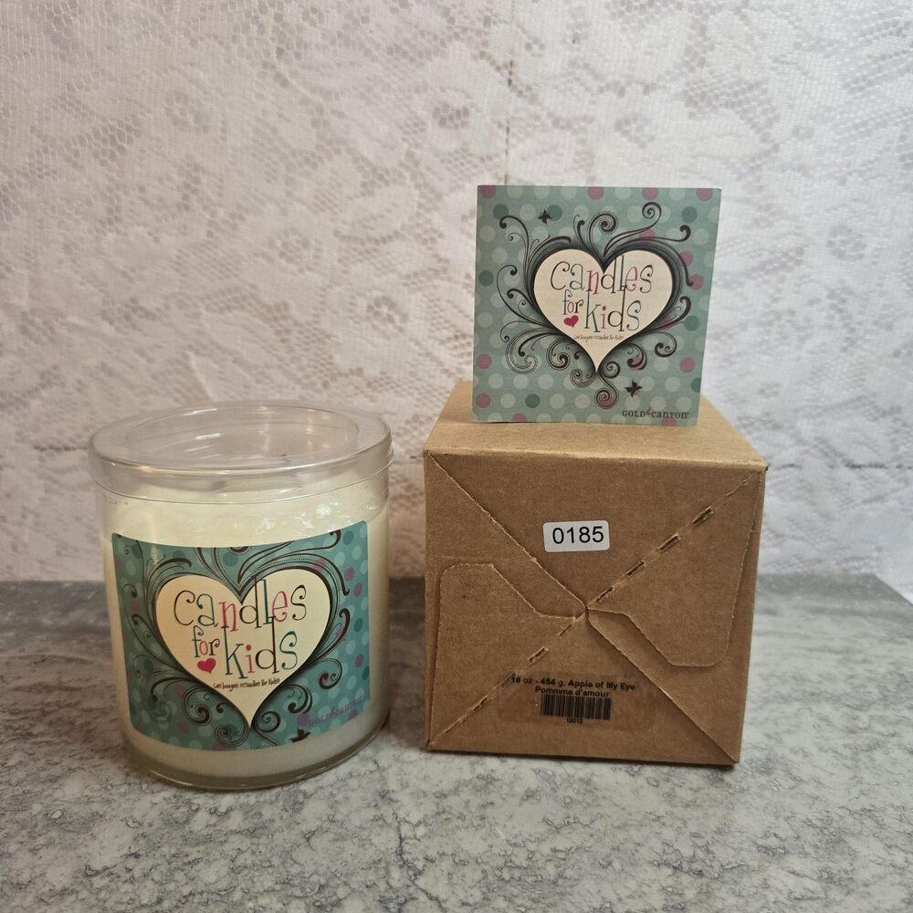 Gold Canyon Candles for Kids Apple of My Eye 16oz Double Wick Jar CandleRetired
